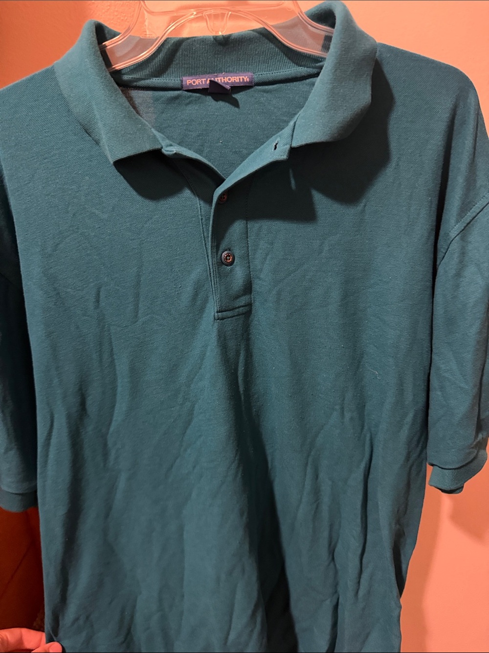 Port Authority Teal Green Men's Polo